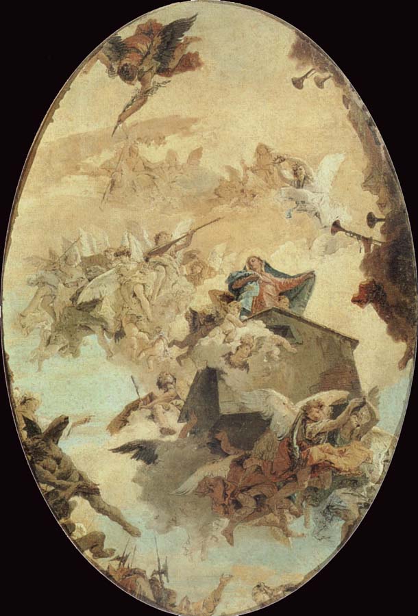 Giovanni Battista Tiepolo Miracle of the Holy House of Loreto